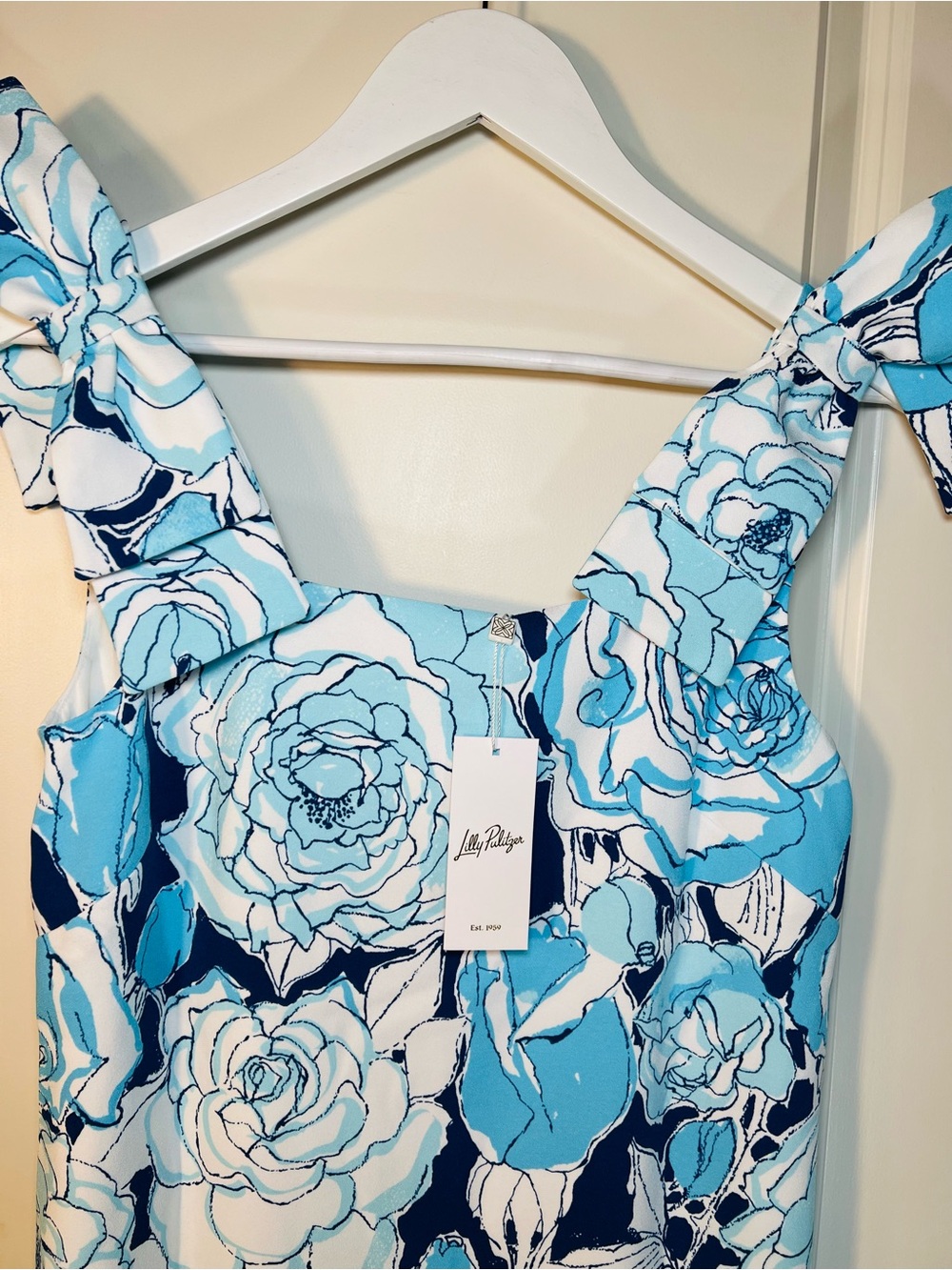 NWT Lilly Pulitzer Capri Blue Rosanna Bernice Maxi Dress Size 2 - Picture 5 of 16